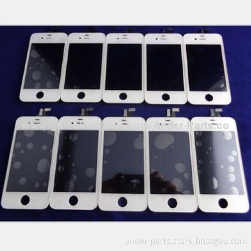 Wholesale Mobile Phone Full LCD Assembly for iPhone 4 with Frame Bracket